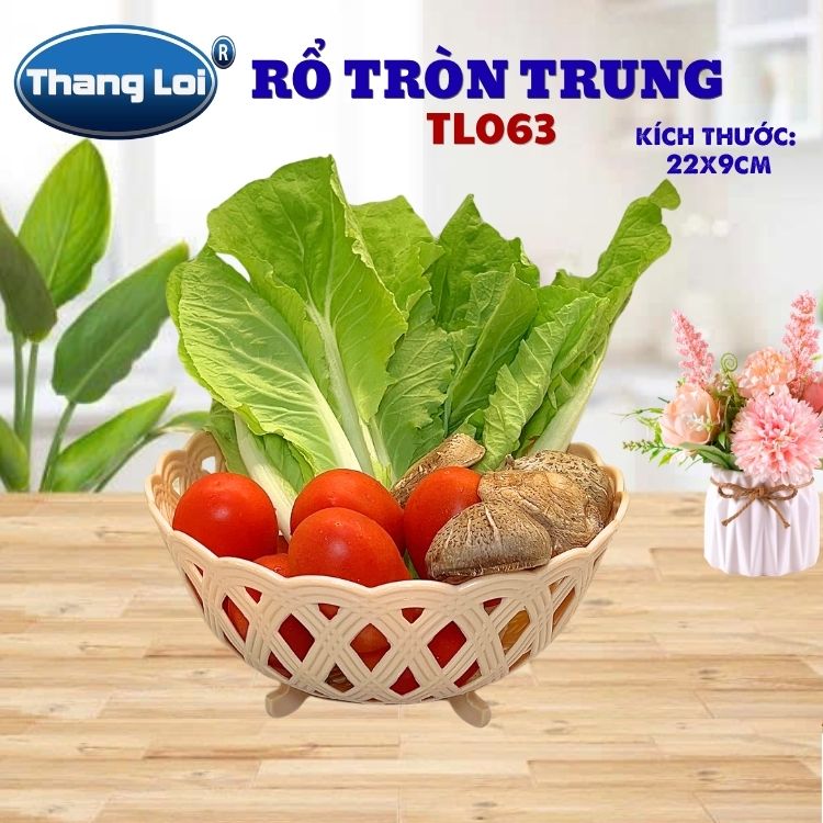 RỔ TRÒN ĐAN LƯỚI TRUNG TL063