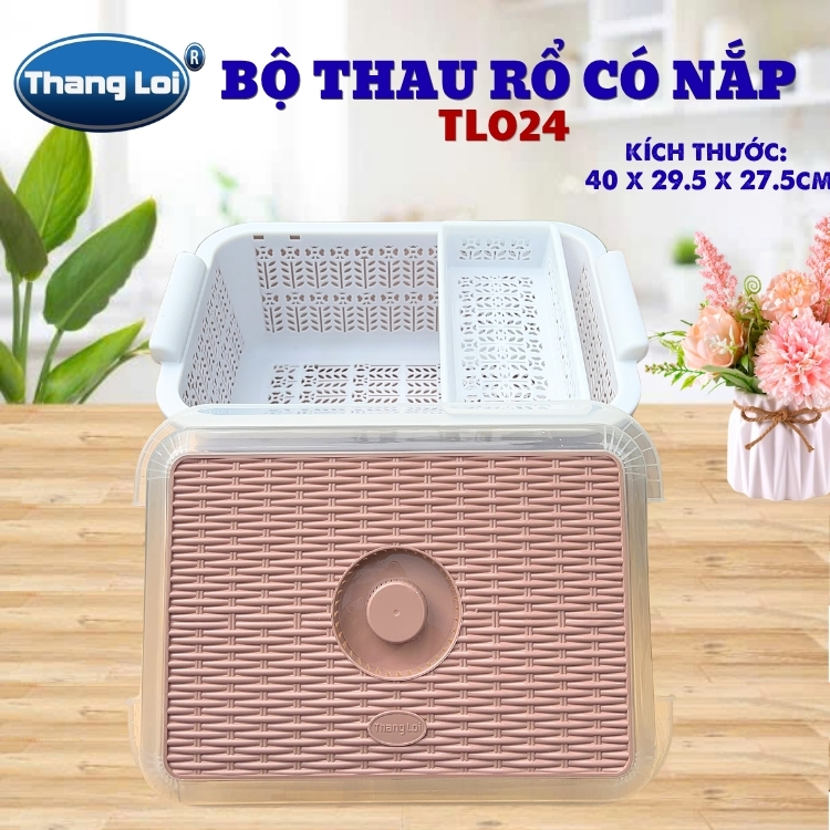 BỘ THAU RỔ ÚP CHÉN