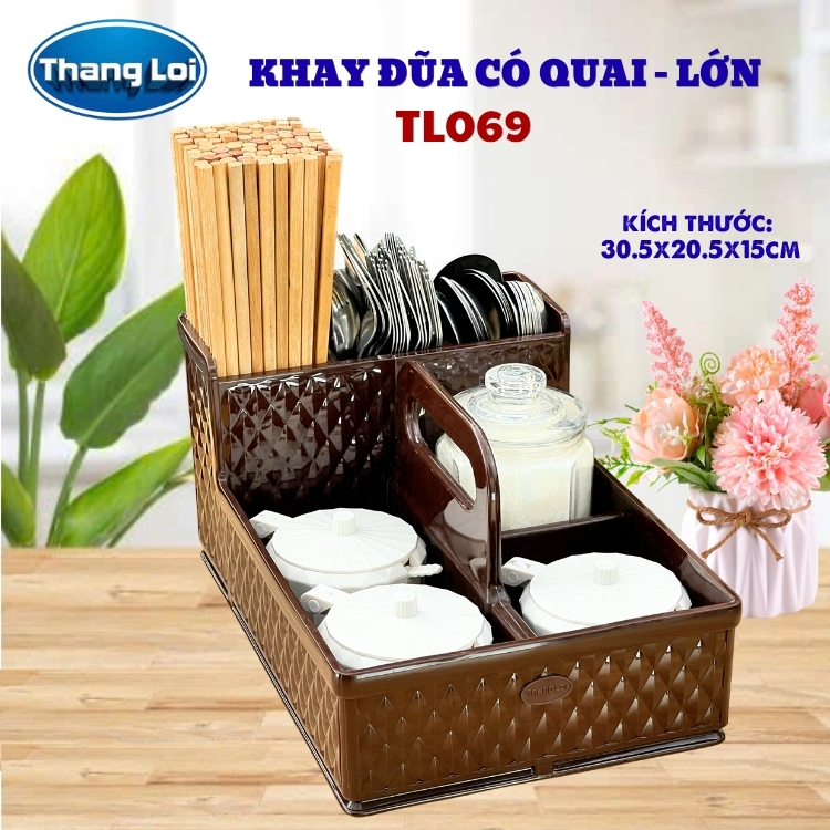 KHAY ĐŨA CÓ QUAI - SIZE LỚN TL069