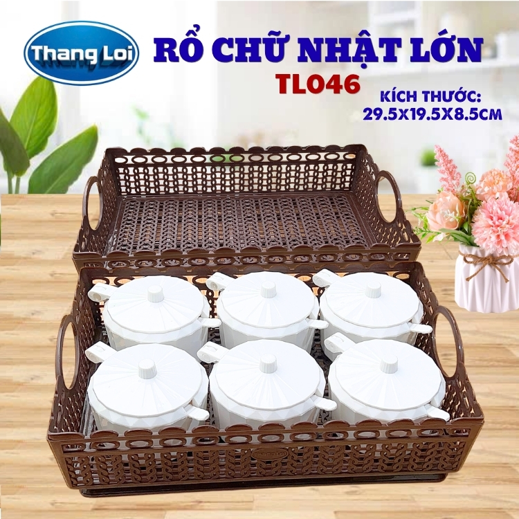 RỔ CHỮ NHẬT - SIZE LỚN