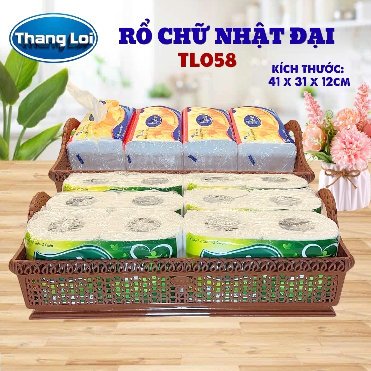 RỔ CHỮ NHẬT - SIZE ĐẠI