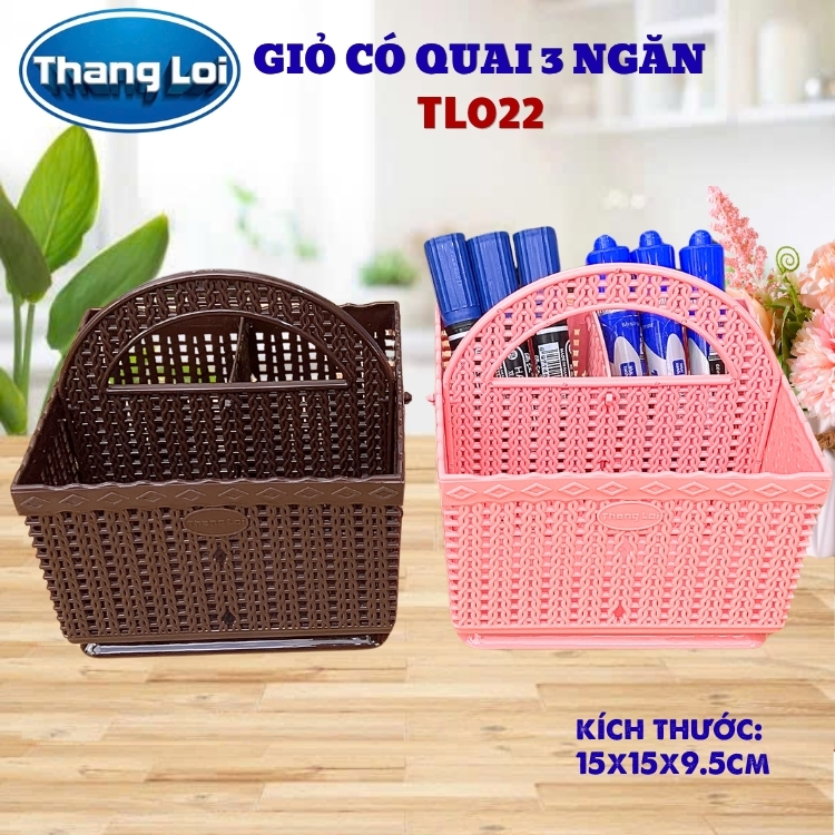 RỔ VUÔNG 3 NGĂN
