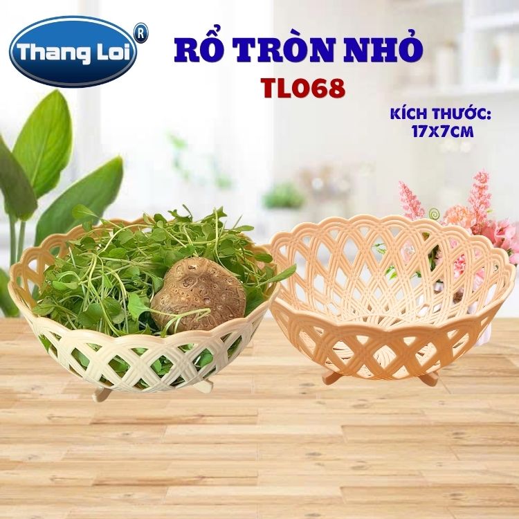 RỔ TRÒN ĐAN LƯỚI NHỎ TL068