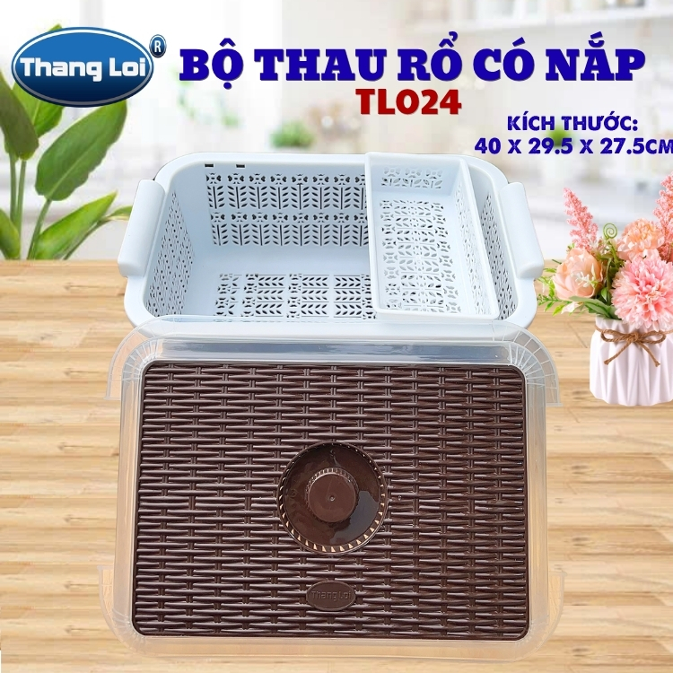 BỘ THAU RỔ ÚP CHÉN