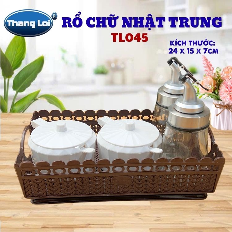 RỔ CHỮ NHẬT TRUNG TL045