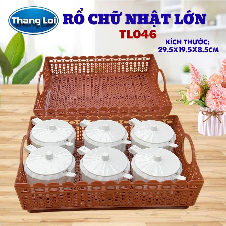 RỔ CHỮ NHẬT - SIZE LỚN