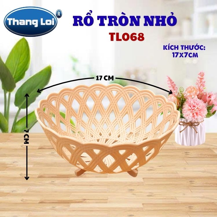 RỔ TRÒN ĐAN LƯỚI NHỎ TL068