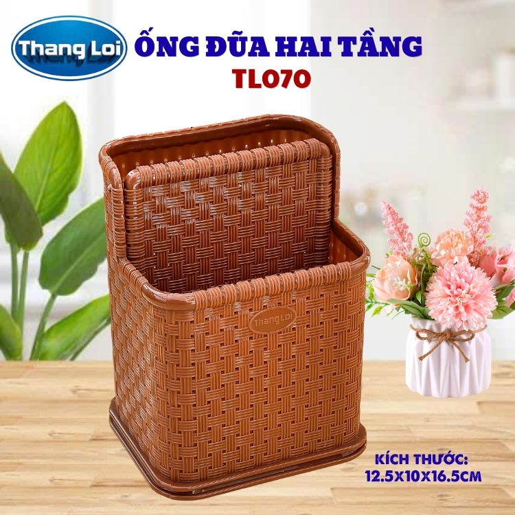 Ống đũa 2 tầng cho nhà hàng, quán ăn TL070