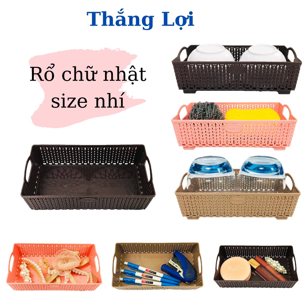 RỔ CHỮ NHẬT NHÍ