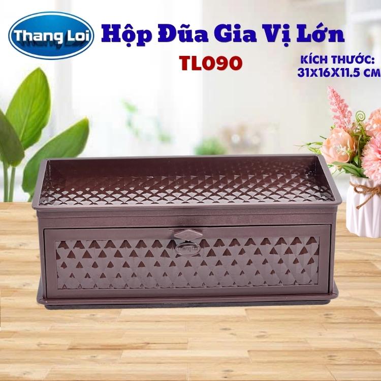 Hộp Đũa Gia Vị Lớn TL-090 Thắng Lợi, Khay Đựng Gia Vị Kèm Ngăn Đựng Đũa Muỗng Cho Nhà Hàng Quán Ăn