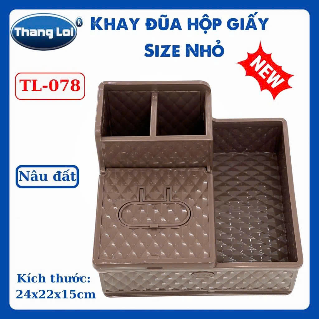 Khay Đựng Đũa Muỗng Nhà Hàng Quán Ăn Kèm Hộp Giấy Và Khay Đựng Gia Vị Size Lớn TL078