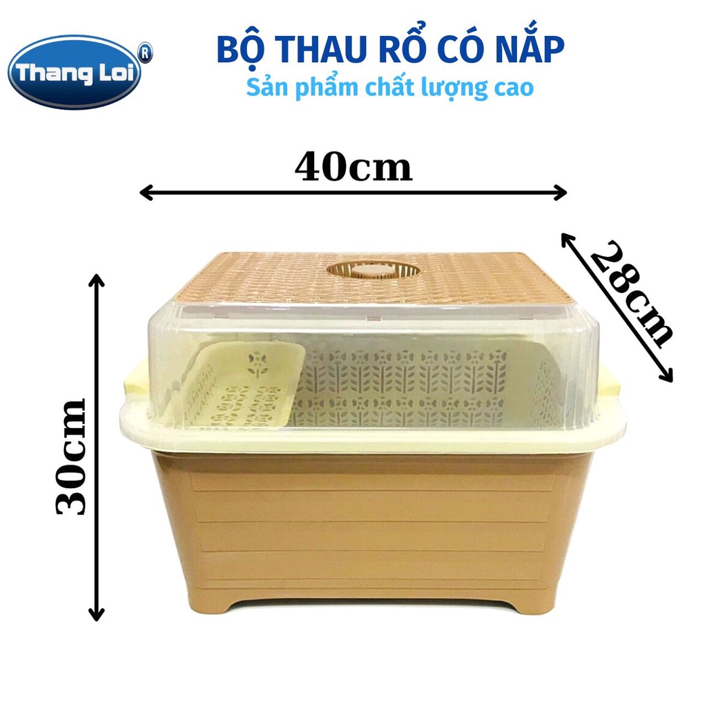 BỘ THAU RỔ ÚP CHÉN