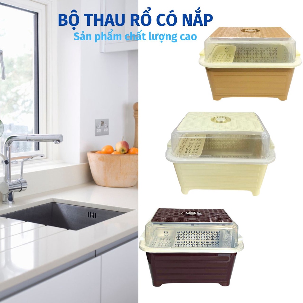 BỘ THAU RỔ ÚP CHÉN