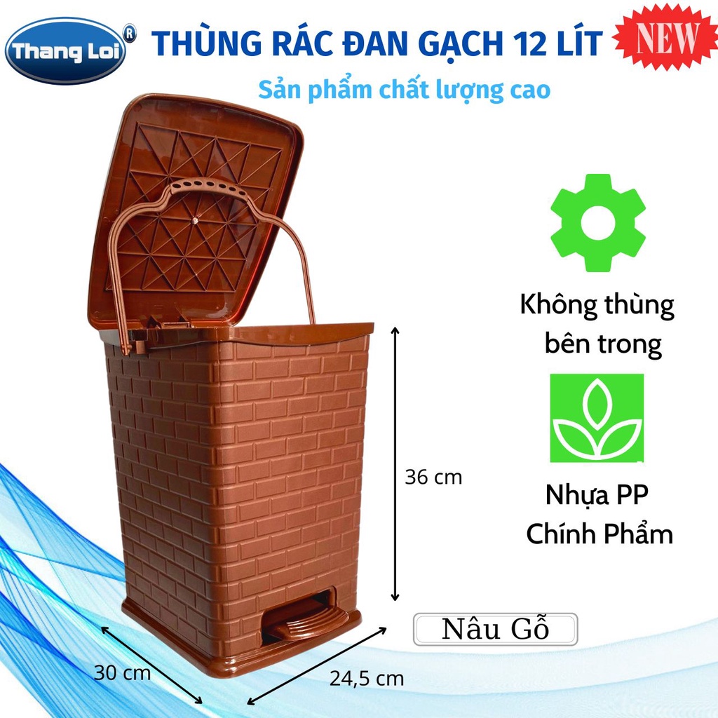 THÙNG RÁC 12 LÍT