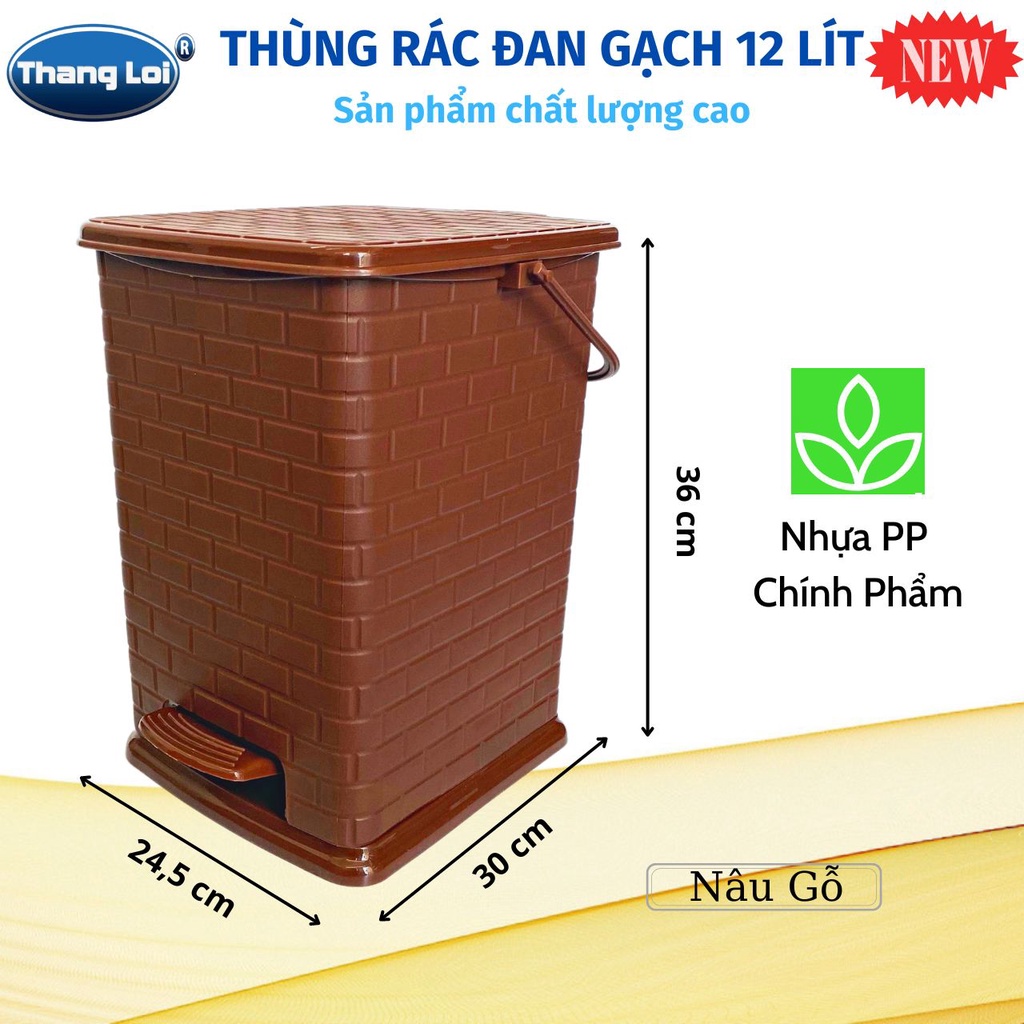THÙNG RÁC 12 LÍT