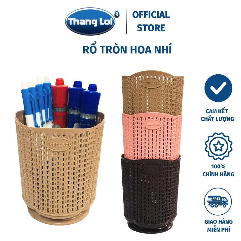 RỔ TRÒN HOA NHÍ TL026
