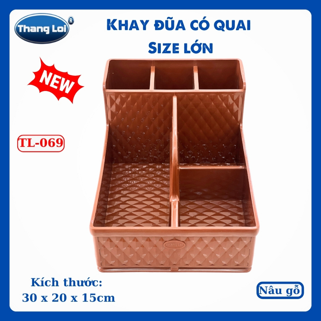 Combo khay đựng đũa có quai nhà hàng quán ăn kèm hộp giấy - SIZE LỚN TL069