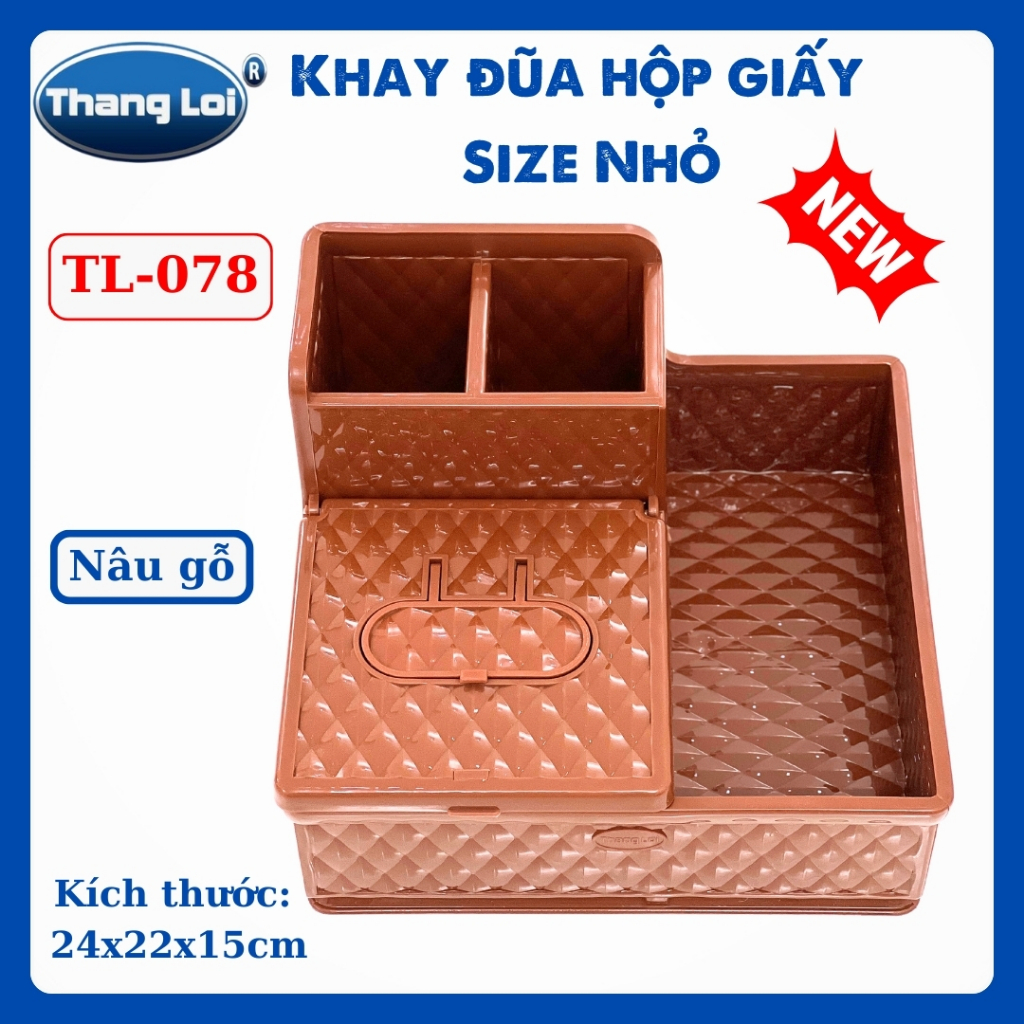 Khay Đựng Đũa Muỗng Nhà Hàng Quán Ăn Kèm Hộp Giấy Và Khay Đựng Gia Vị Size Lớn TL078
