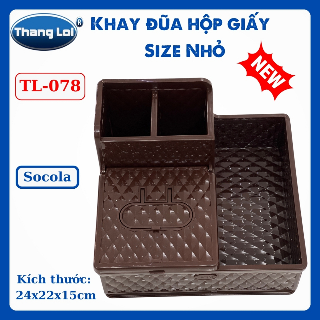 Khay Đựng Đũa Muỗng Nhà Hàng Quán Ăn Kèm Hộp Giấy Và Khay Đựng Gia Vị Size Lớn TL078