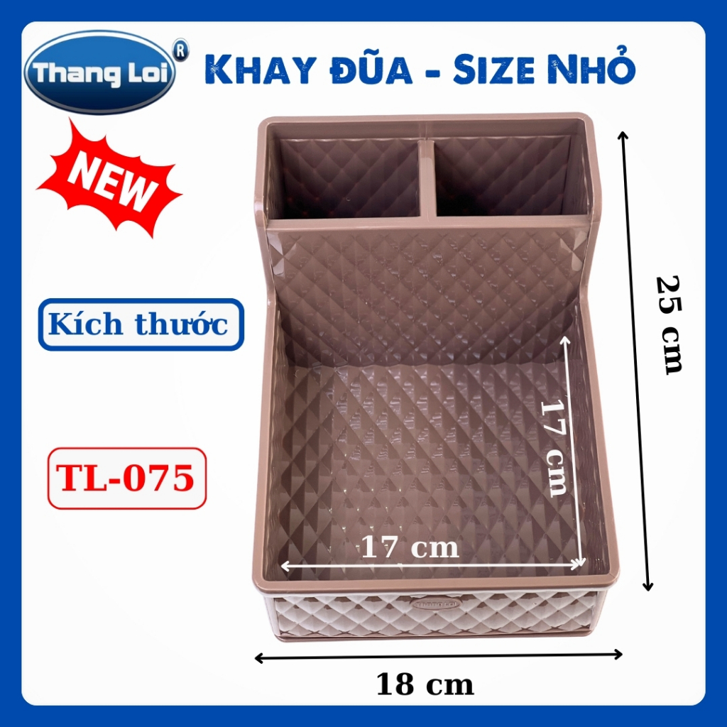 Khay Đựng Đũa Muỗng Nhà Hàng Quán Ăn Kèm Khay Gia Vị Size Nhỏ TL075