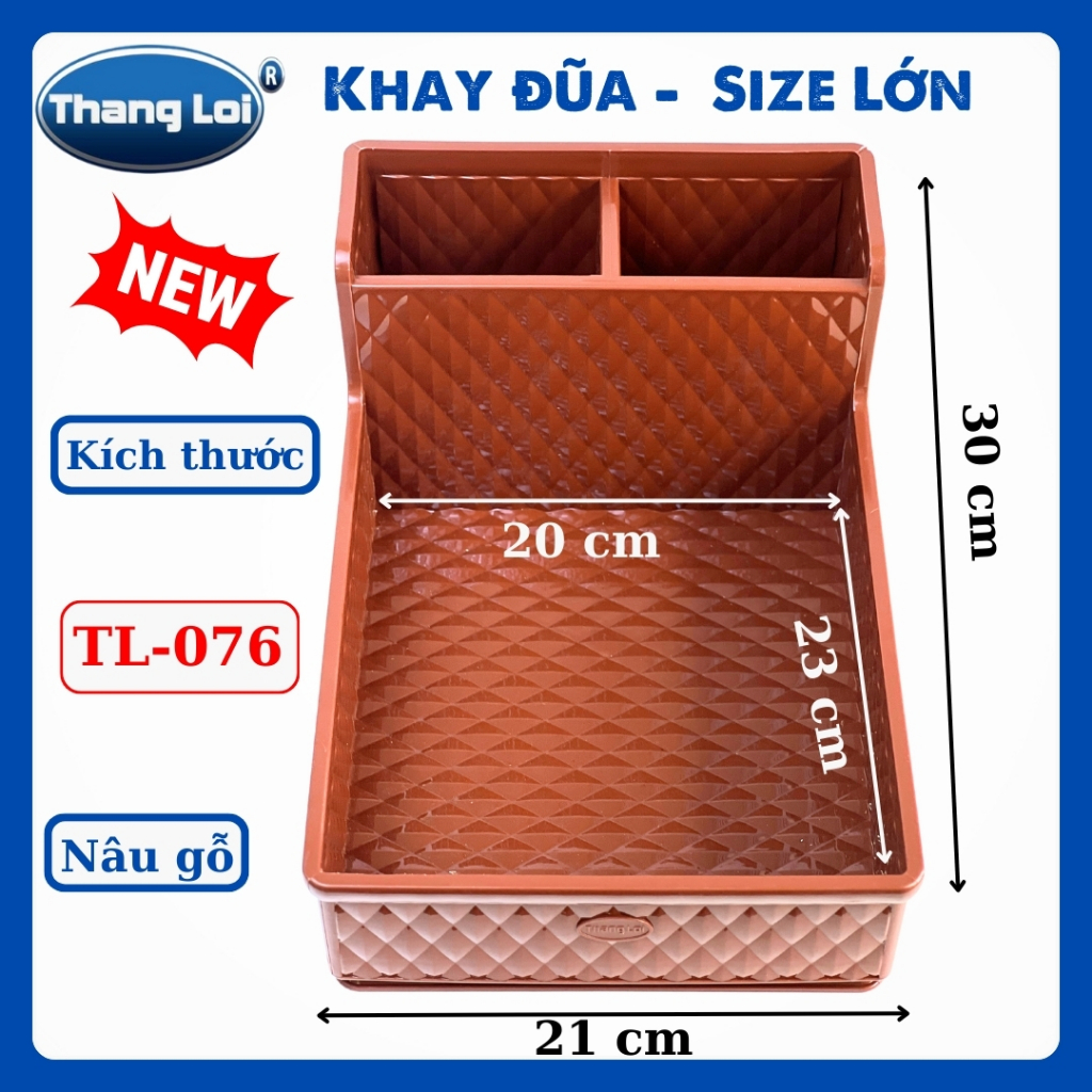 Khay Đựng Đũa Muỗng Nhà Hàng Quán Ăn Kèm Khay Gia Vị Size Lớn TL076
