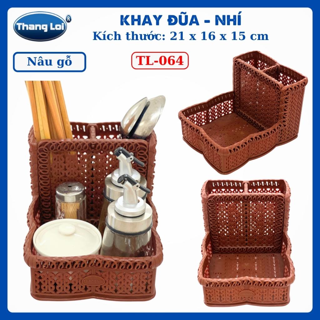 Khay Đựng Đũa Muỗng Nhà Hàng Quán Ăn Kèm Khay Gia Vị Size Nhỏ TL064