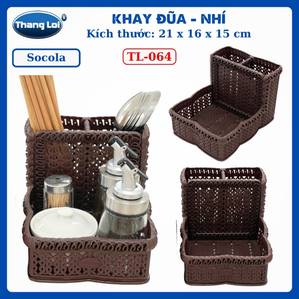 Khay Đựng Đũa Muỗng Nhà Hàng Quán Ăn Kèm Khay Gia Vị Size Nhỏ TL064