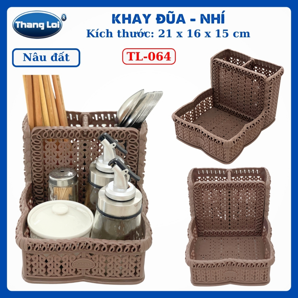 Khay Đựng Đũa Muỗng Nhà Hàng Quán Ăn Kèm Khay Gia Vị Size Nhỏ TL064