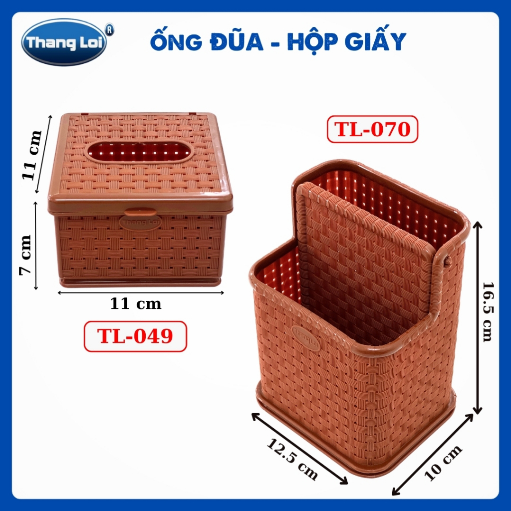 COMBO ỐNG ĐŨA 2 TẦNG + HỘP GIẤY NHỎ