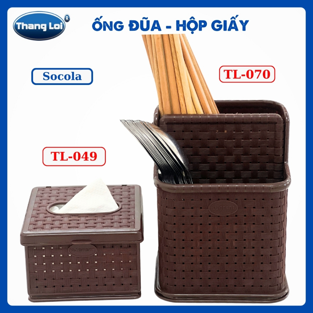 COMBO ỐNG ĐŨA 2 TẦNG + HỘP GIẤY NHỎ