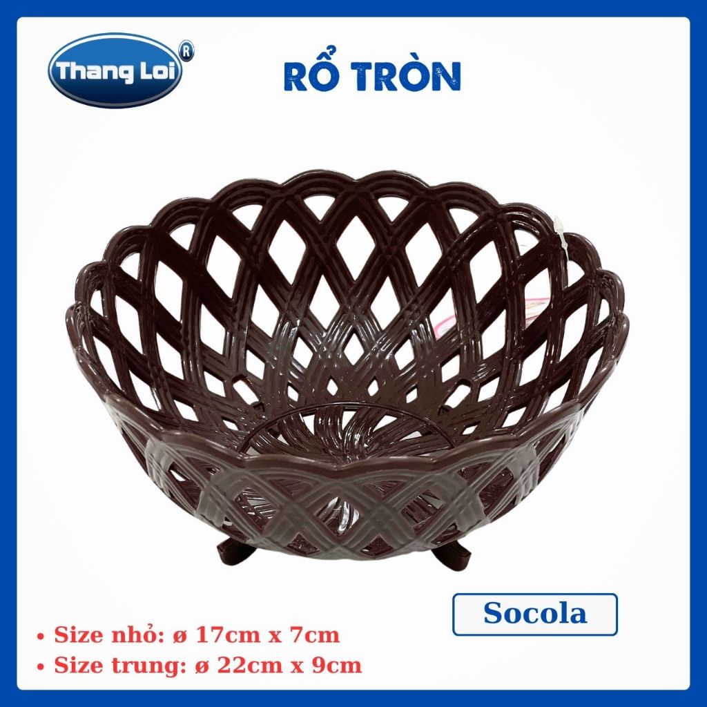 RỔ TRÒN ĐAN LƯỚI NHỎ