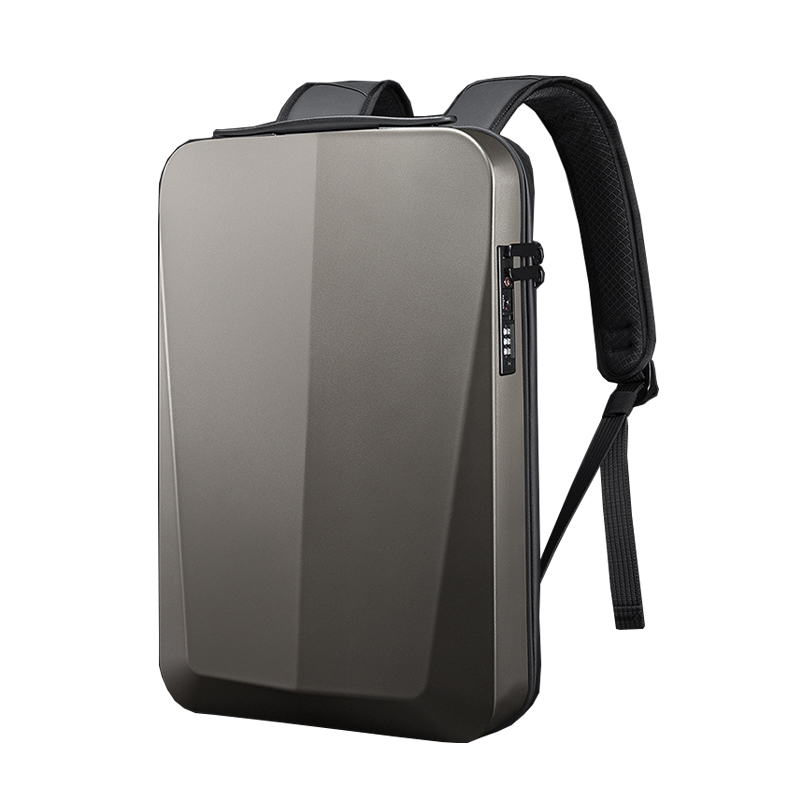 Balo đựng Laptop 15.6 inch BANGE khóa mật mã TSA007 khối đa diện vuông kèm cáp sạc ẩn