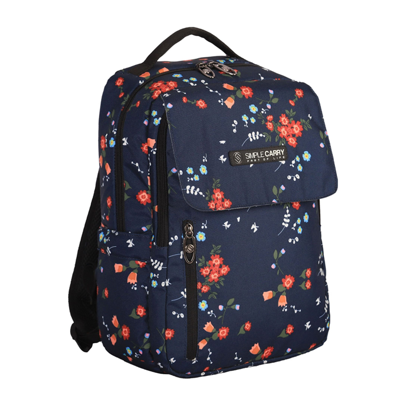 Balo Laptop chính hãng SimpleCarry ISSAC 22 họa tiết hoa văn