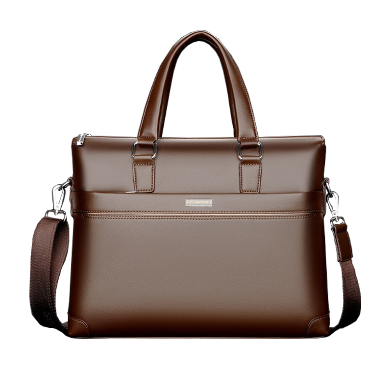 Cặp da công sở đựng Laptop Baodidaishu viền sọc ngang nổi bật