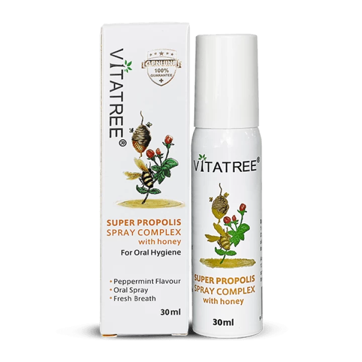 Chai xịt keo ong Vitatree của Úc chính hãng 30ml