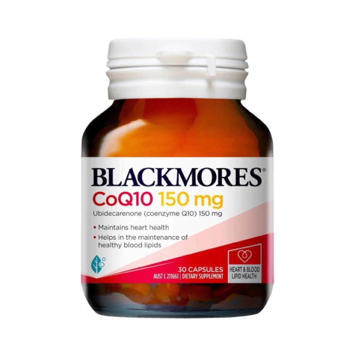 Viên Uống Bổ Tim Mạch Blackmores CoQ10 150mg hàng Úc 30v