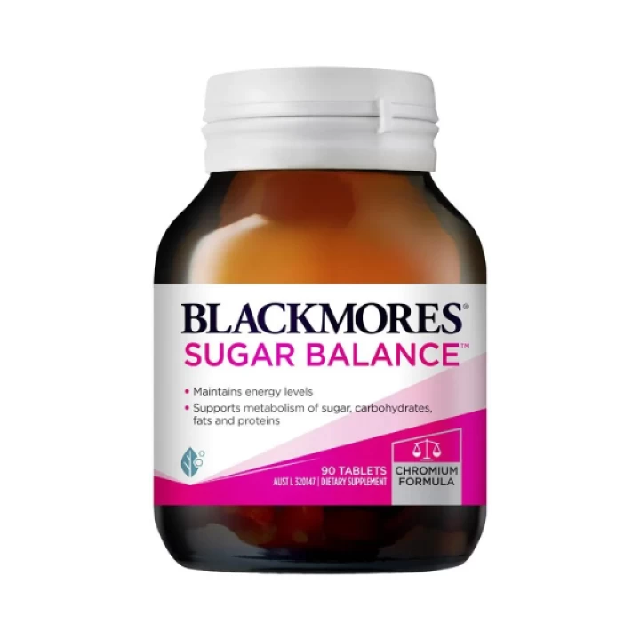 Viên Uống Cân Bằng Đường Huyết Sugar Balance Blackmores hàng Úc 90v