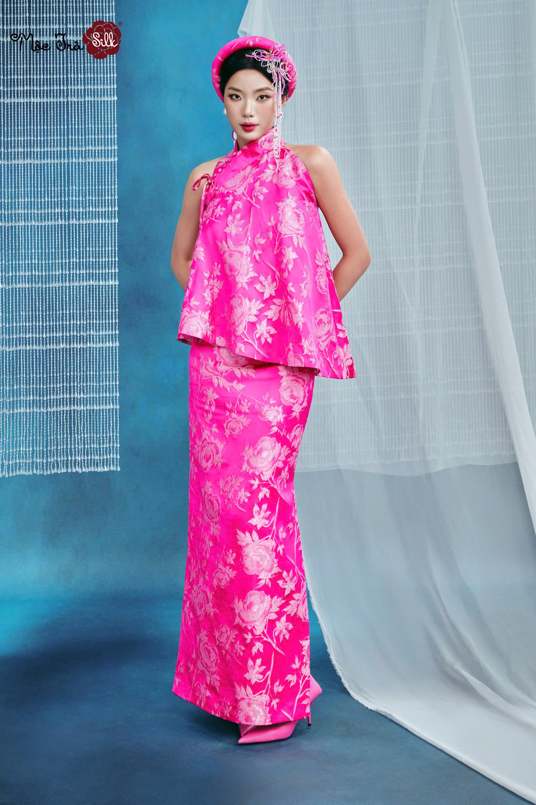 Chân váy Đào Hoa Lưu Quang