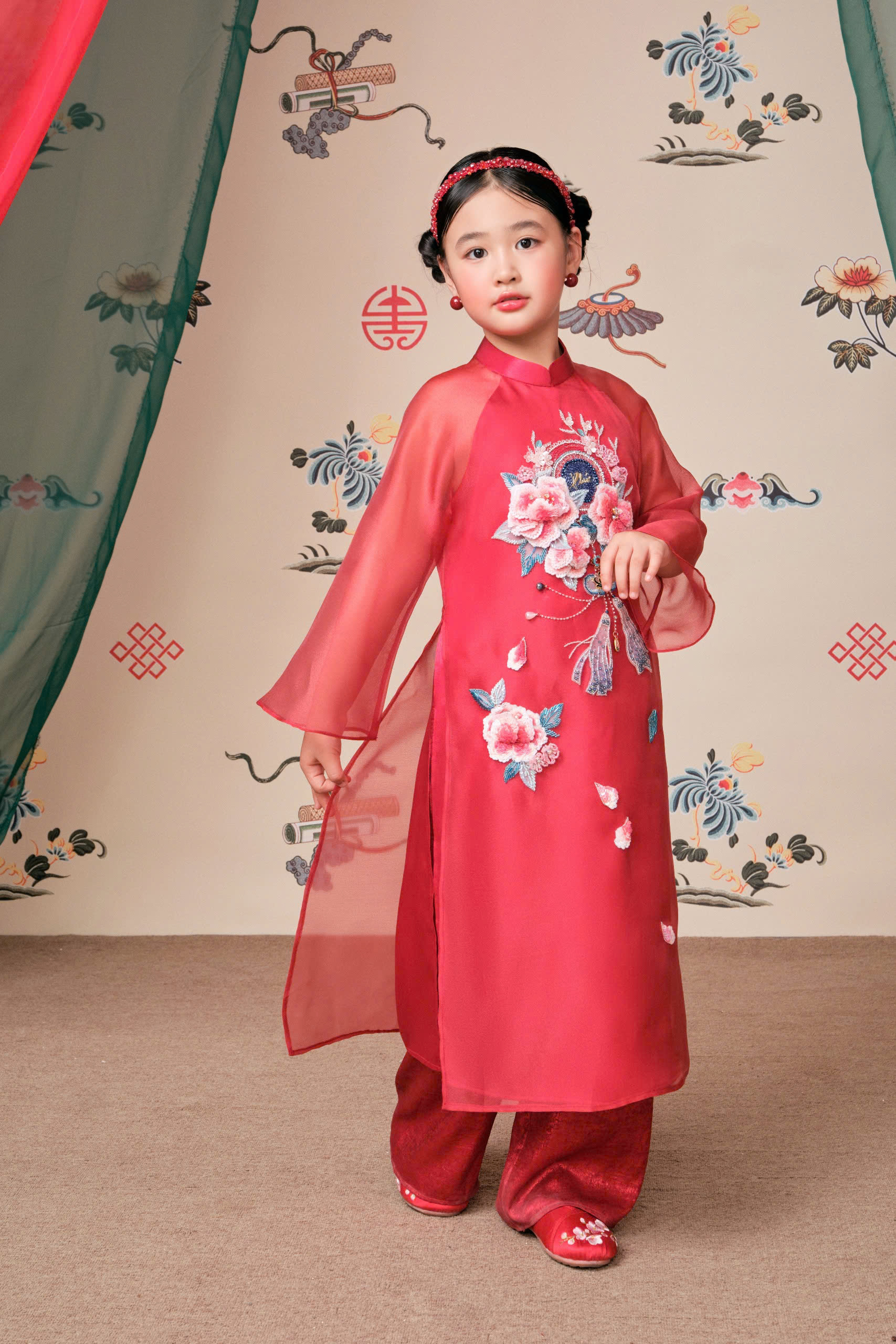 Áo dài Bảo Đào Xuân