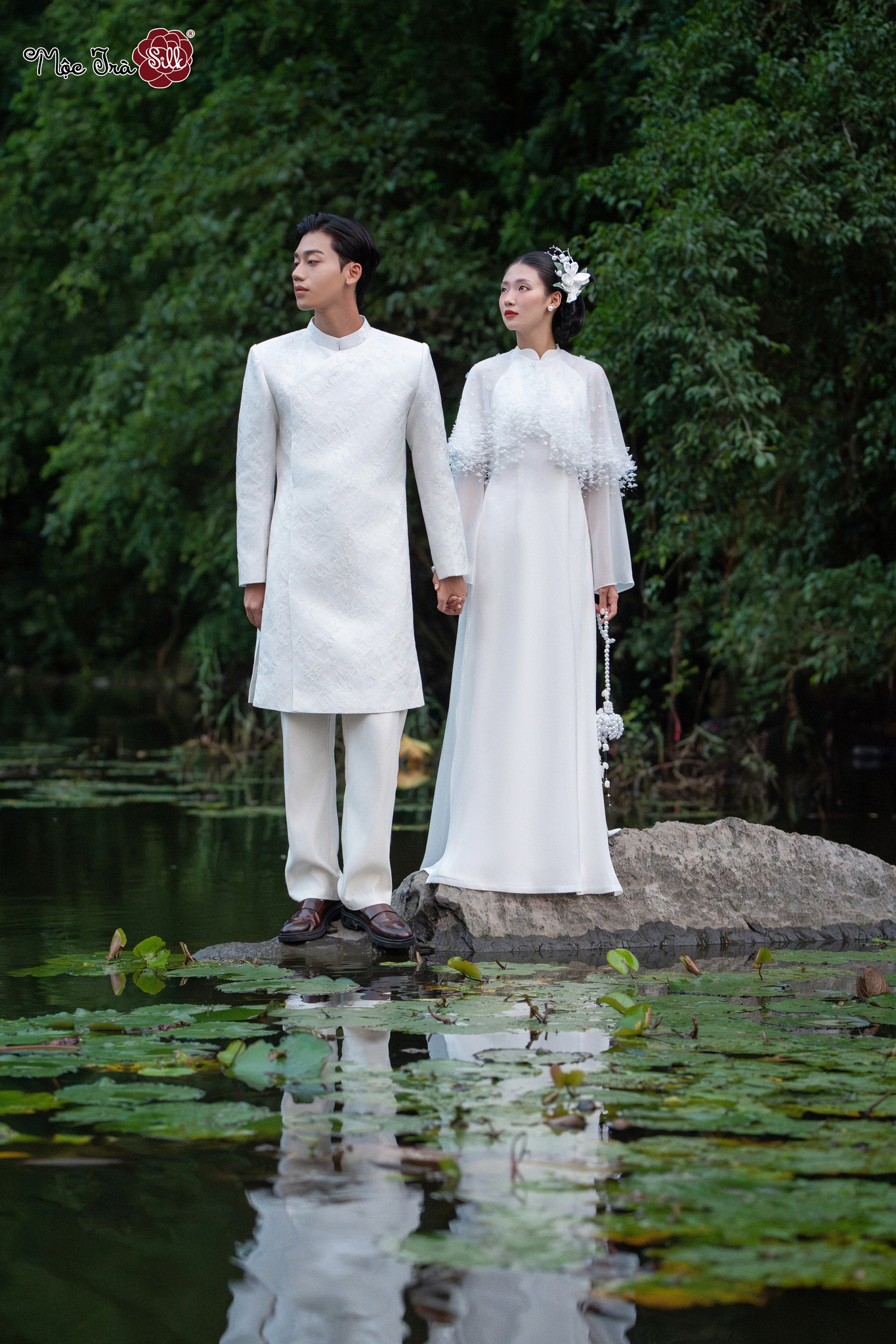 Áo dài nam Bạch Trần