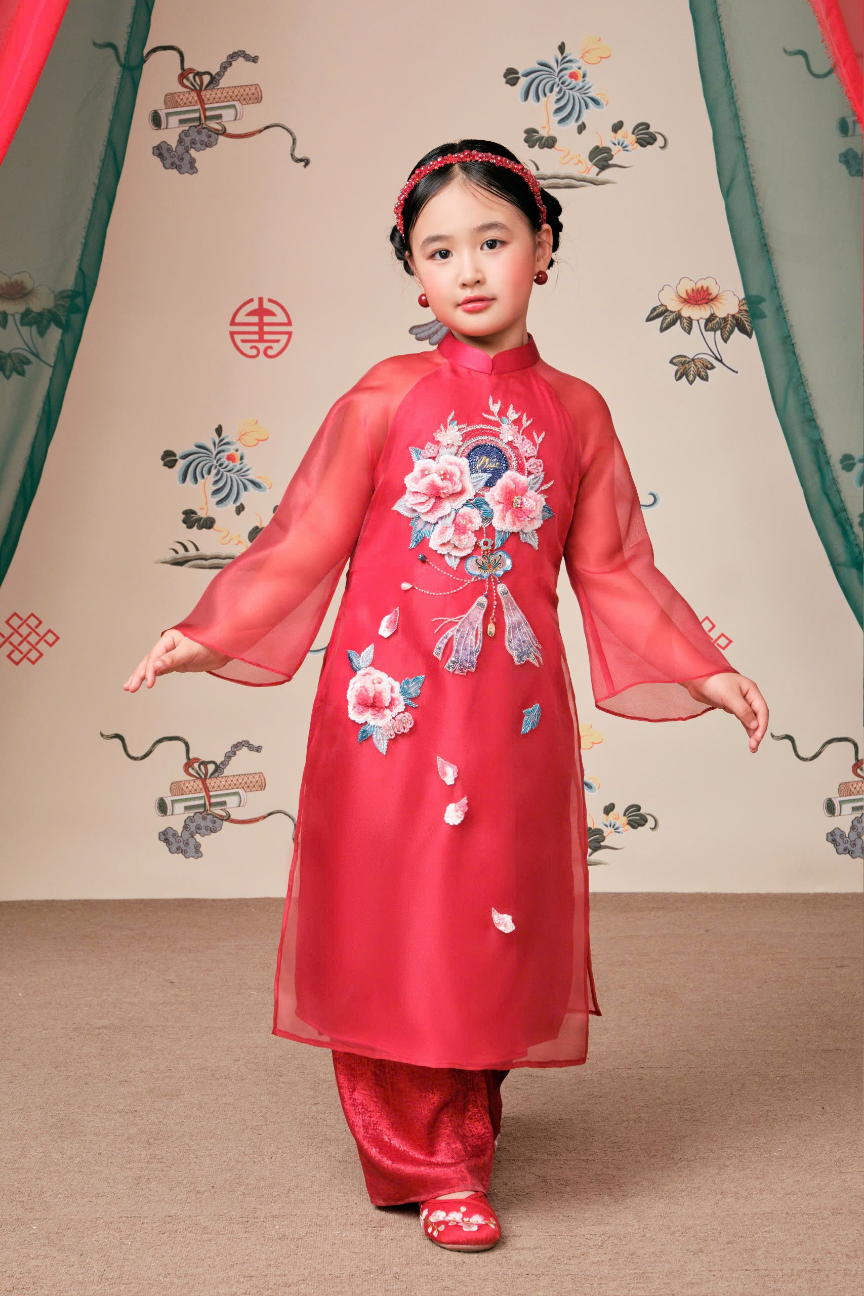 Áo dài Bảo Đào Xuân