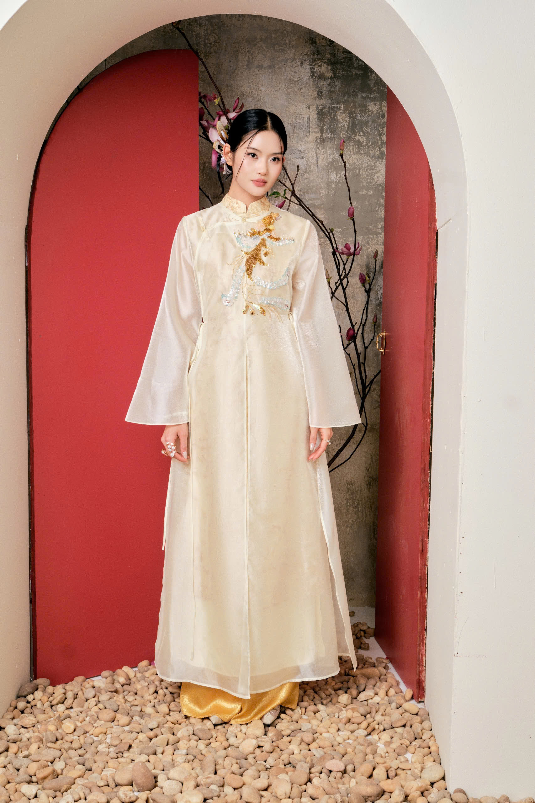 Áo dài Phượng Vũ Kim Ảnh