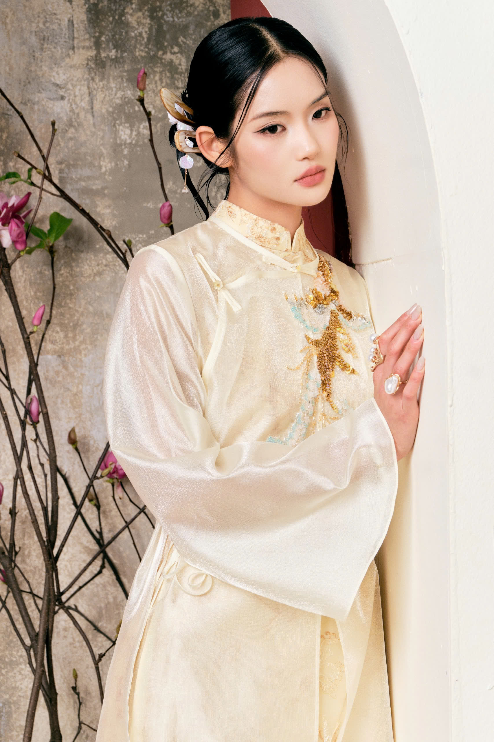 Áo dài Phượng Vũ Kim Ảnh