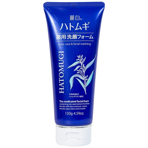 Sữa rửa mặt Ý Dĩ Hatomugi hỗ trợ ngừa mụn (130g)