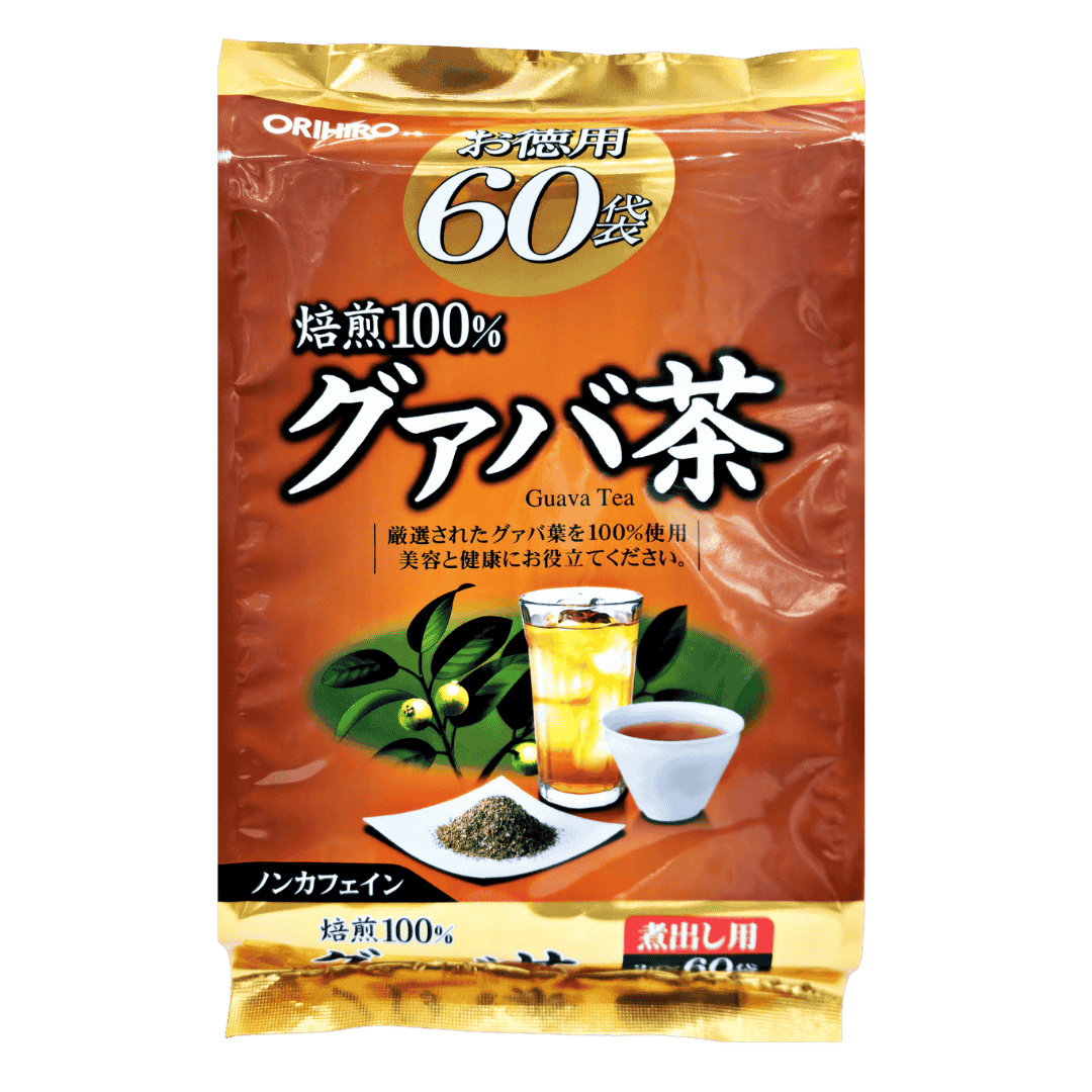 Trà lá ổi Orihiro hỗ trợ giảm cân, giảm mỡ thừa hiệu quả (60 túi x 2g)