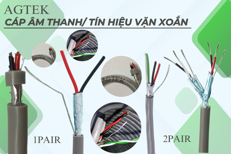 Cáp tín hiệu vặn xoắn âm thanh