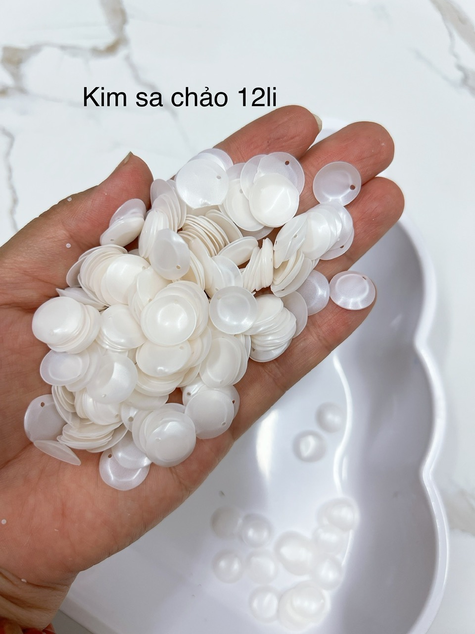 100g kim sa chảo nhiều màu 6/8/10mm đính kết quần áo phụ kiện