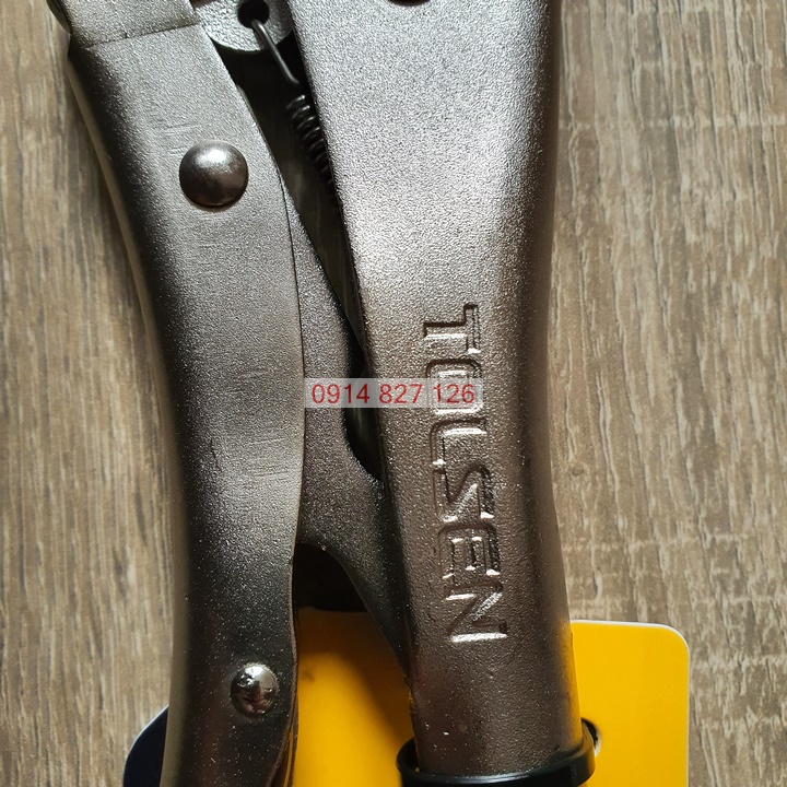 Kìm chết Tolsen cao cấp dòng công nghệp cỡ 10 inch (25cm), Thép dày được nhiệt luyện siêu cứng