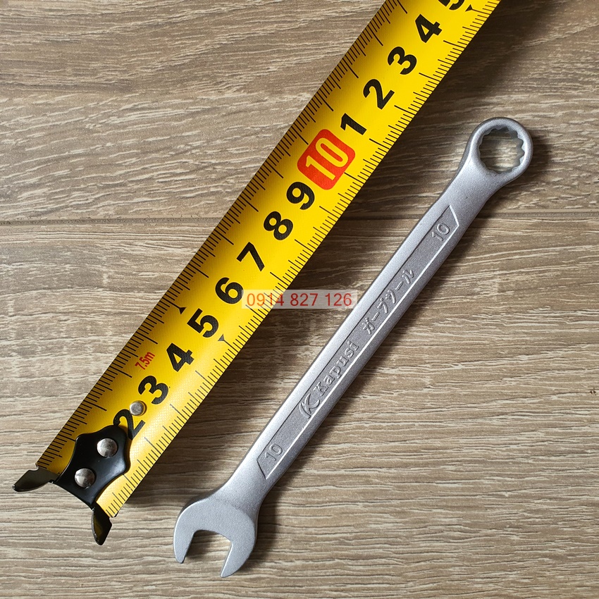 Bộ cờ lê vòng miệng hãng Kapusi 14 chi tiết từ 10-32mm hoặc 8-24mm (K-6158 và K-6140)