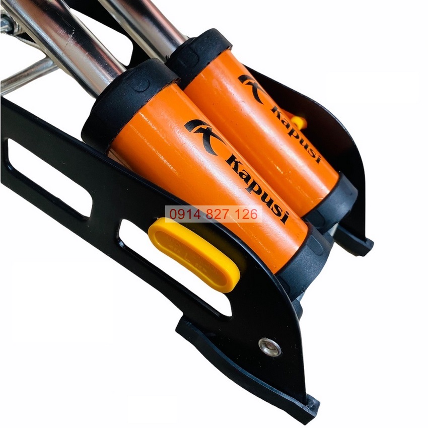 Bơm đạp chân 2 ống nén khí K-3036 KAPUSI 2 Pitton, công suất 15kg/cm3, đa năng